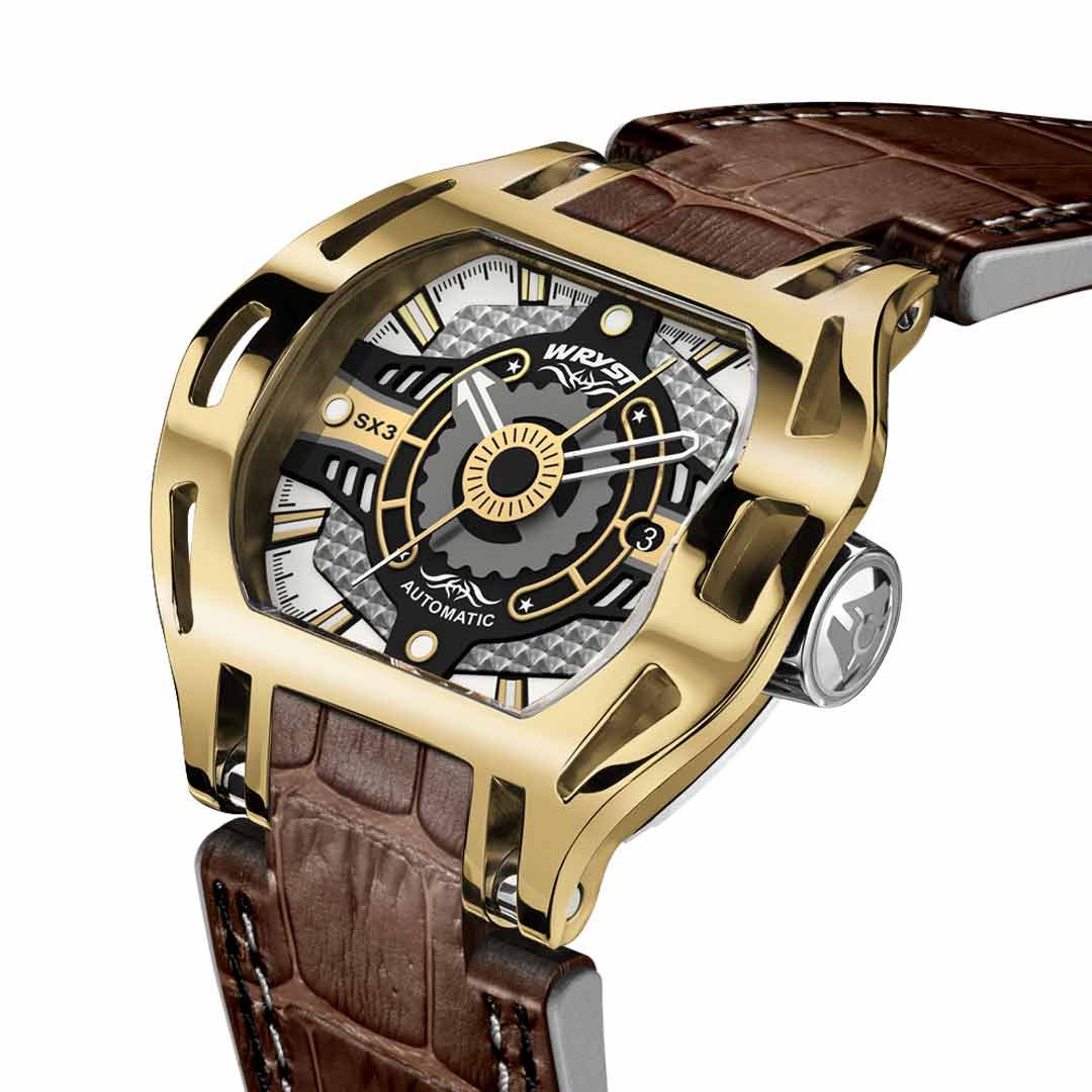 Luxury Gold Watch with Swiss Movement
